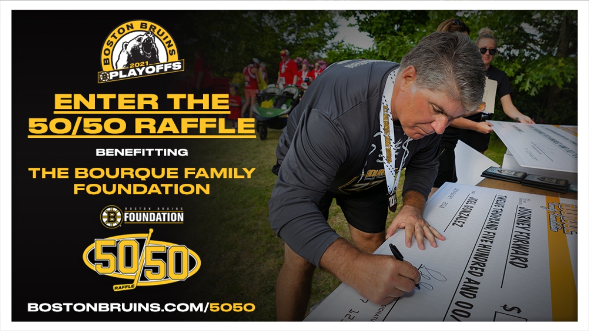 Bruins 50/50 raffle
