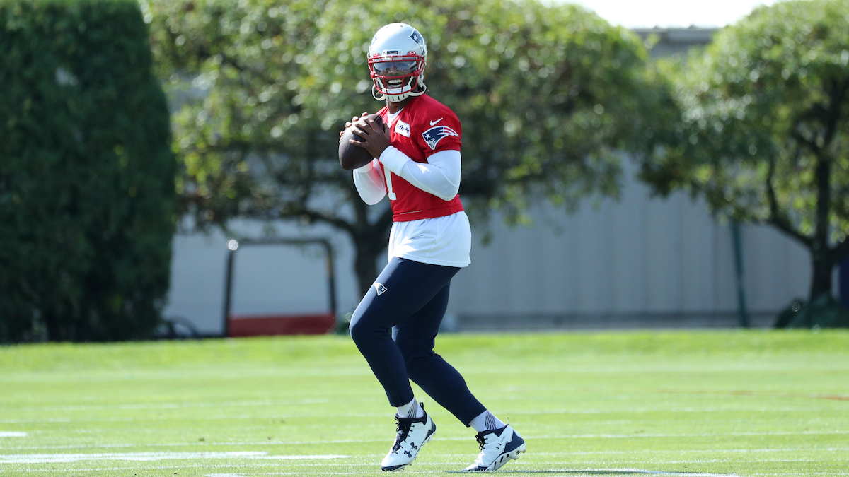 Patriots quarterback Cam Newton