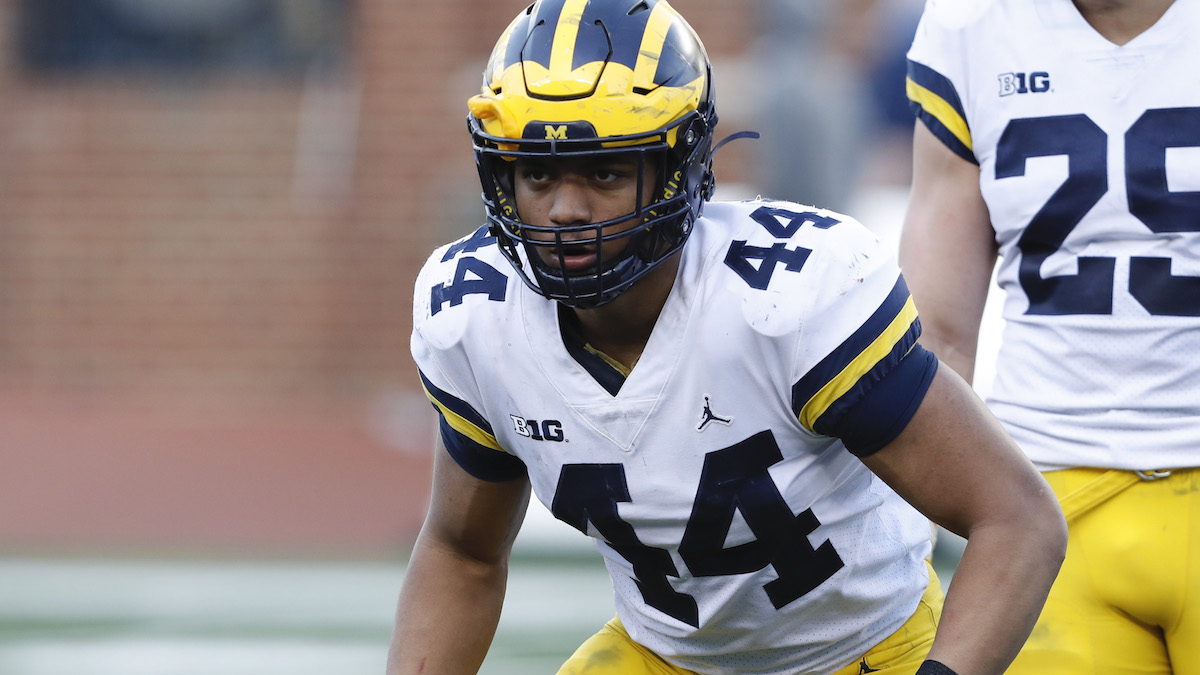 Michigan linebacker Cameron McGrone