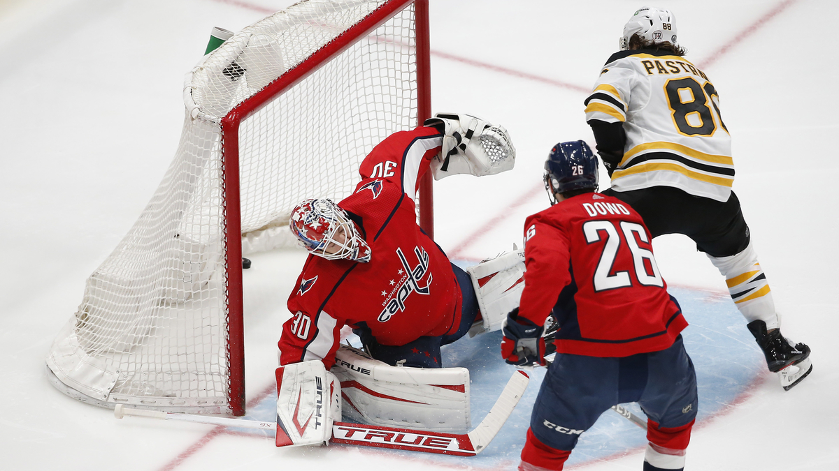 Boston Bruins winger David Pastrnak