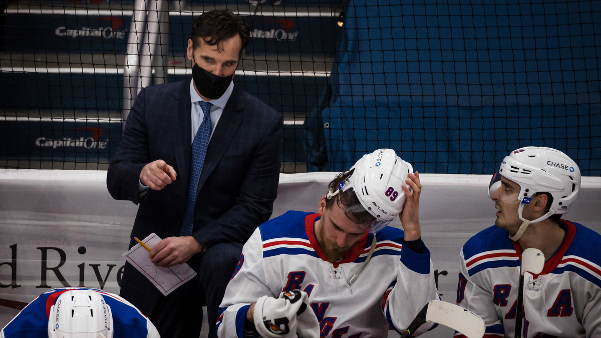 New York Rangers head coach David Quinn