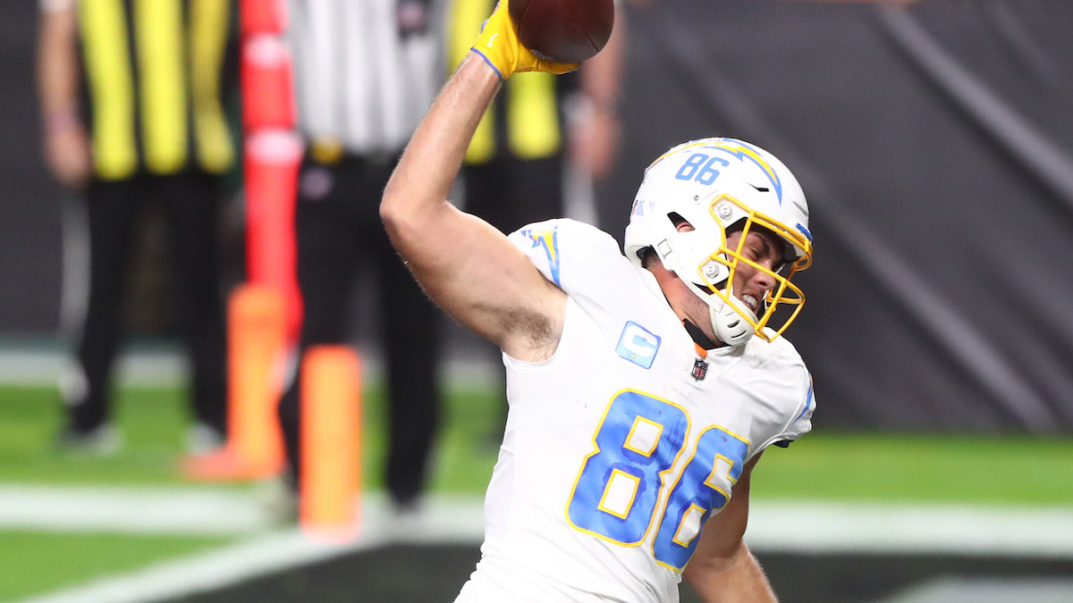 Patriots tight end Hunter Henry