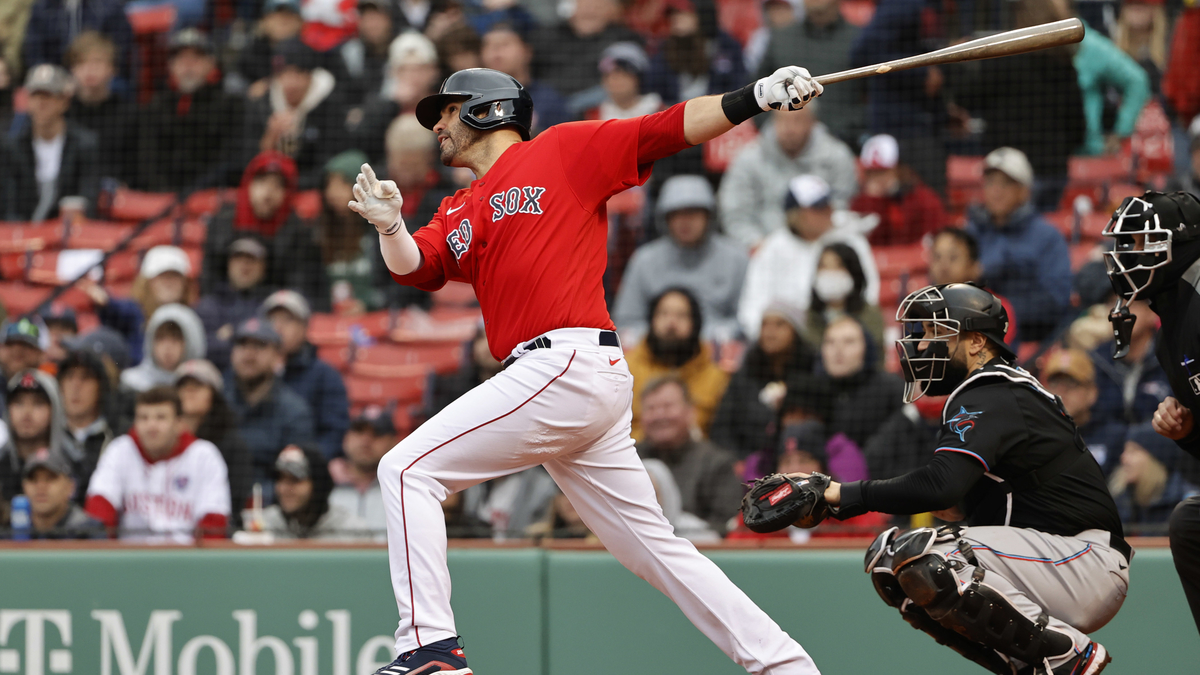 Boston Red Sox designated hitter J.D. Martinez