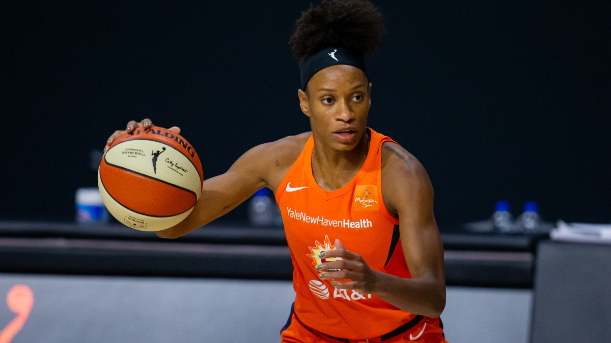 Connecticut Sun guard Jasmine Thomas