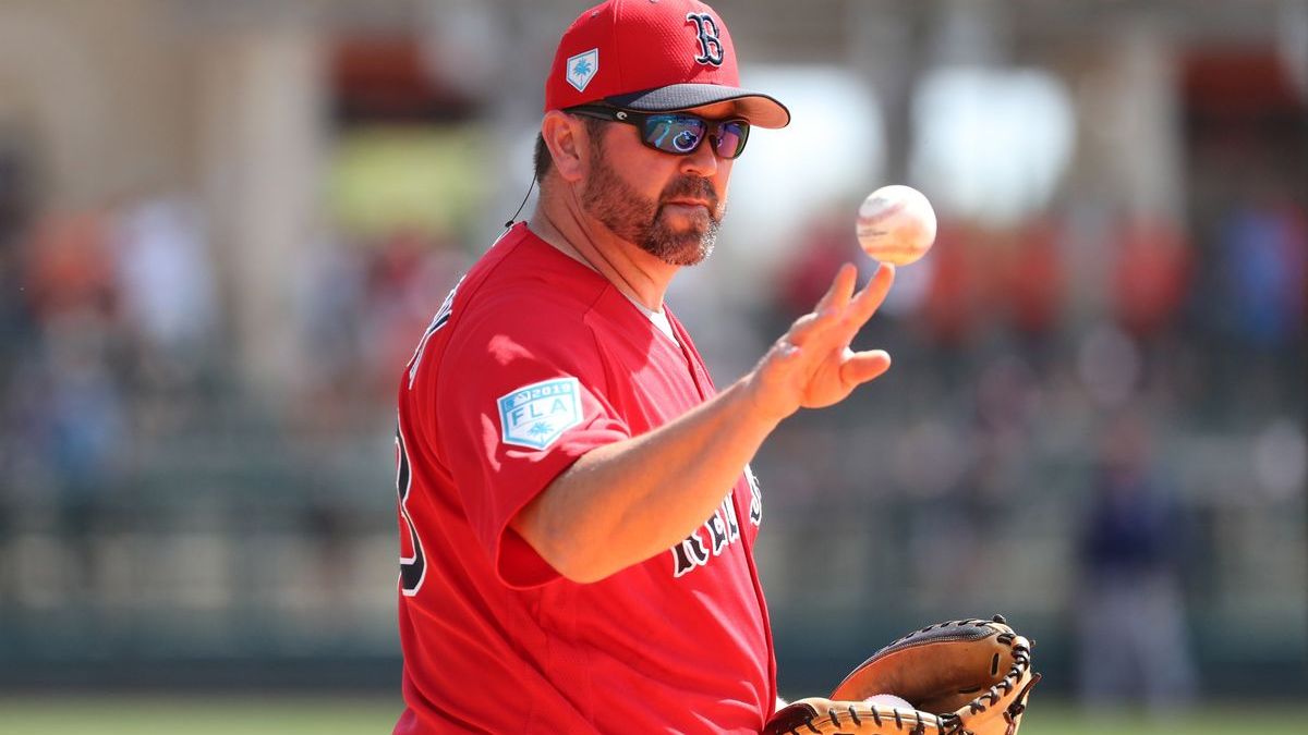 Boston Red Sox game-planning coordinator Jason Varitek