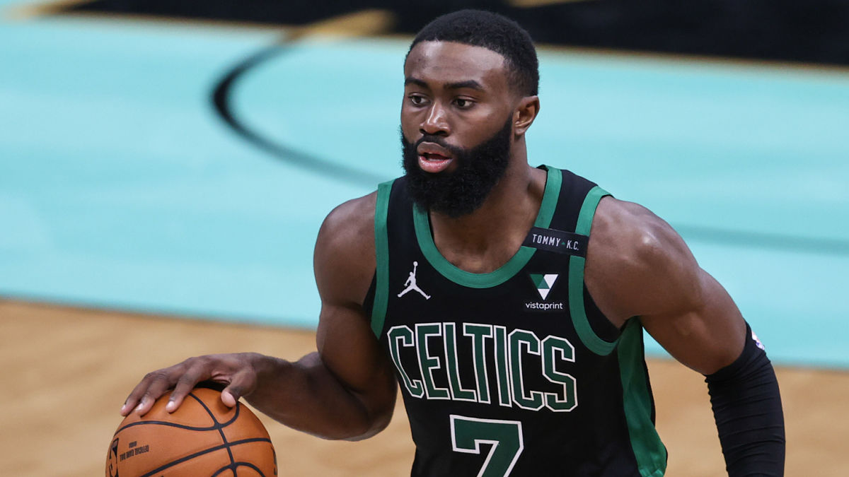 Boston Celtics guard Jaylen Brown