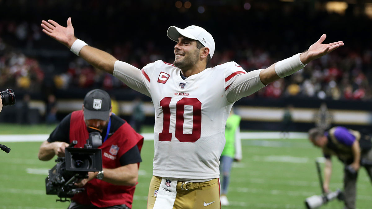 San Francisco 49ers quarterback Jimmy Garoppolo