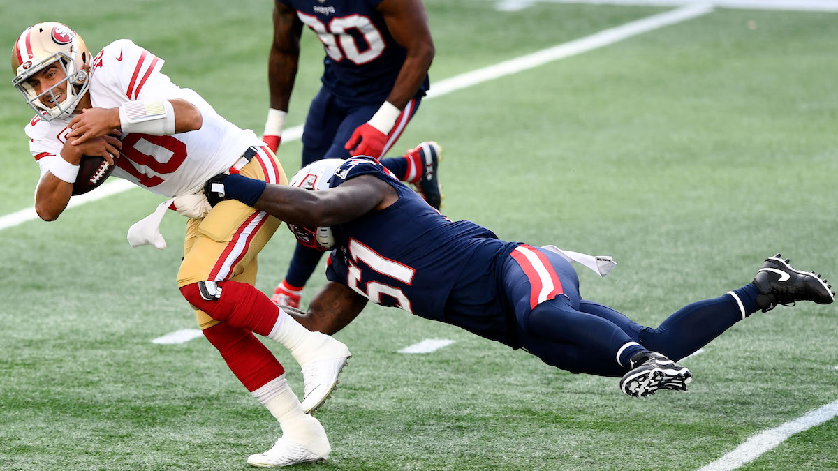 49ers QB Jimmy Garoppolo, Patriots
