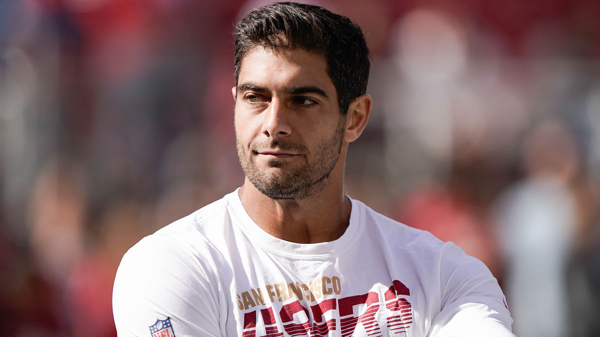 San Francisco 49ers quarterback Jimmy Garoppolo
