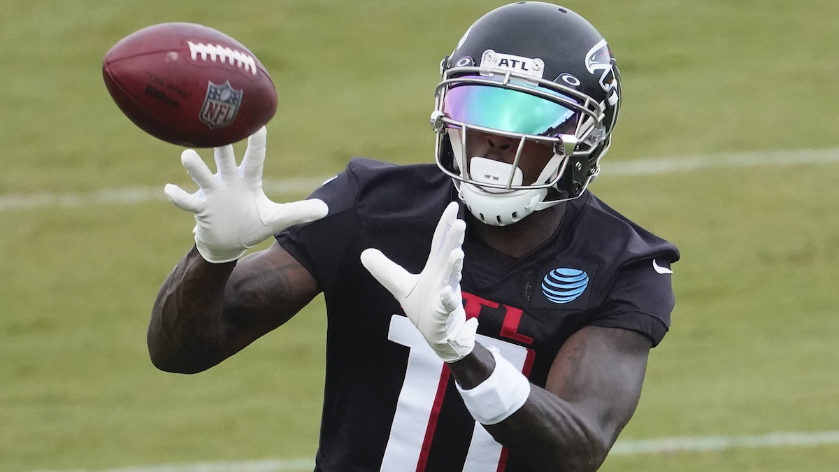 Falcons wide receiver and potential Patriots acquisition Julio Jones