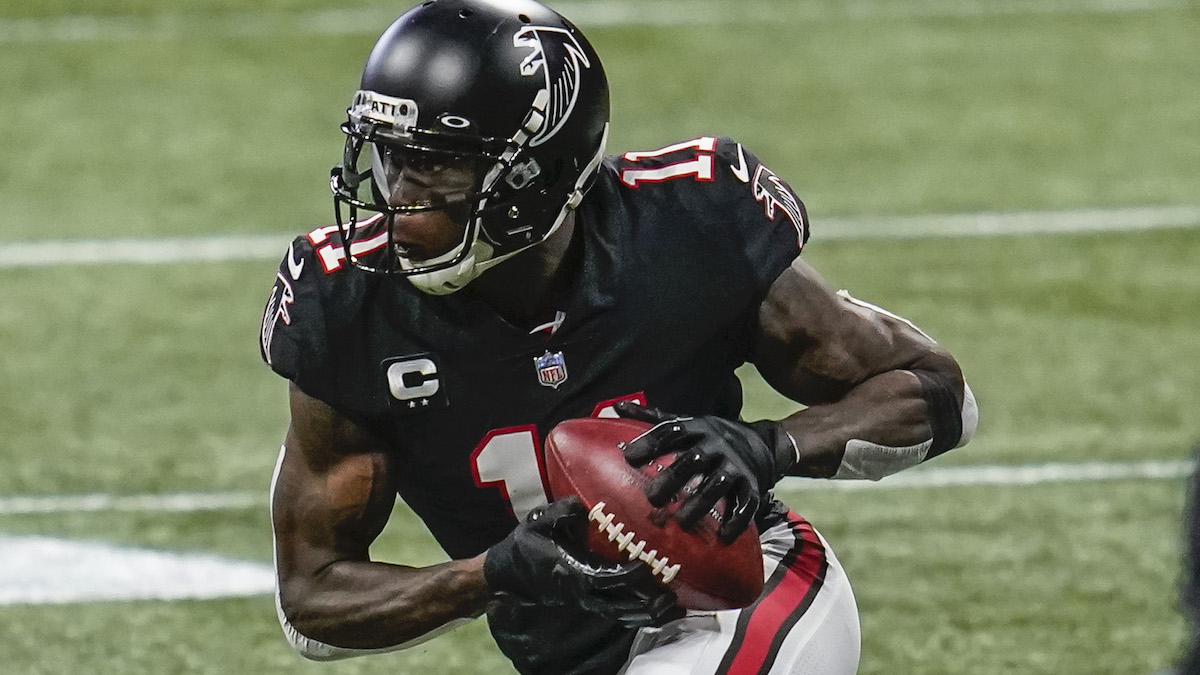 Falcons wide receiver and potential Patriots trade candidate Julio Jones
