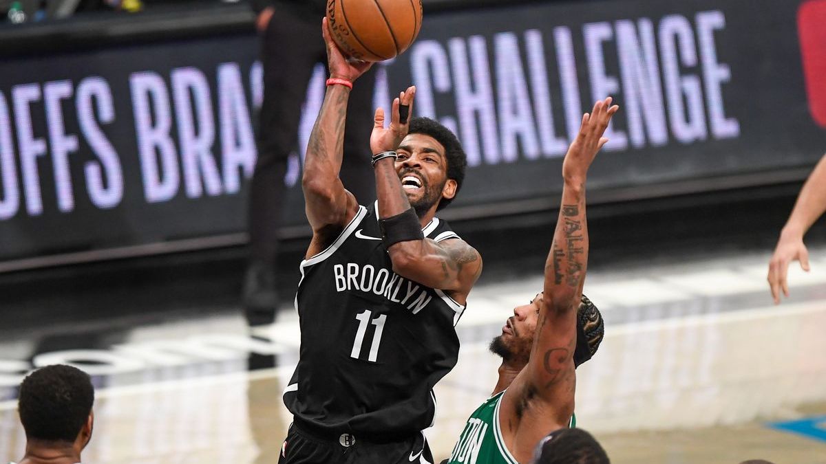 Brooklyn Nets point guard Kyrie Irving