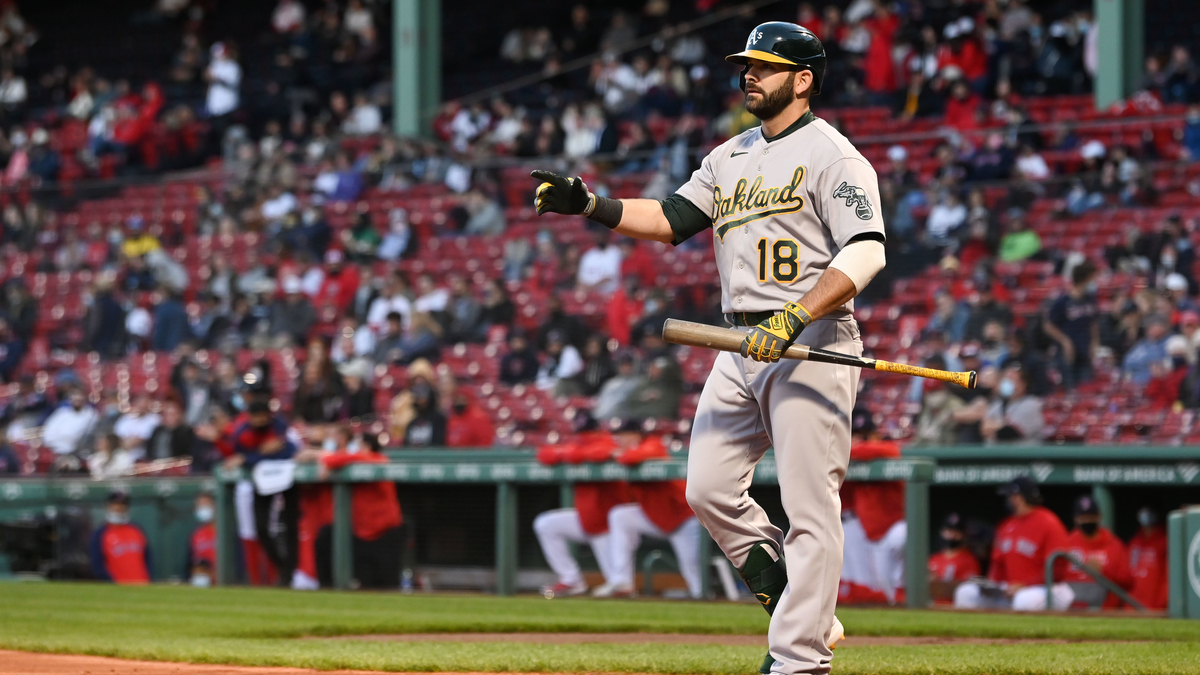 Oakland Athletics Designated Hitter Mitch Moreland