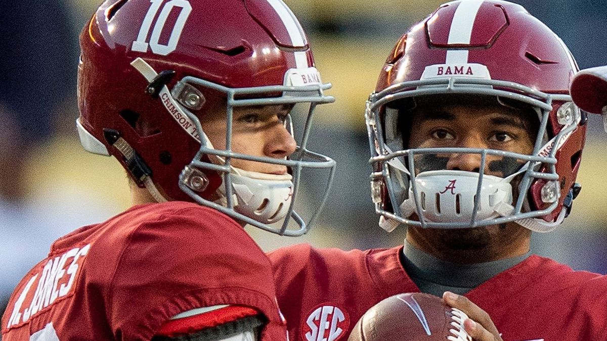 Patriots quarterback Mac Jones, Dolphins QB Tua Tagovailoa