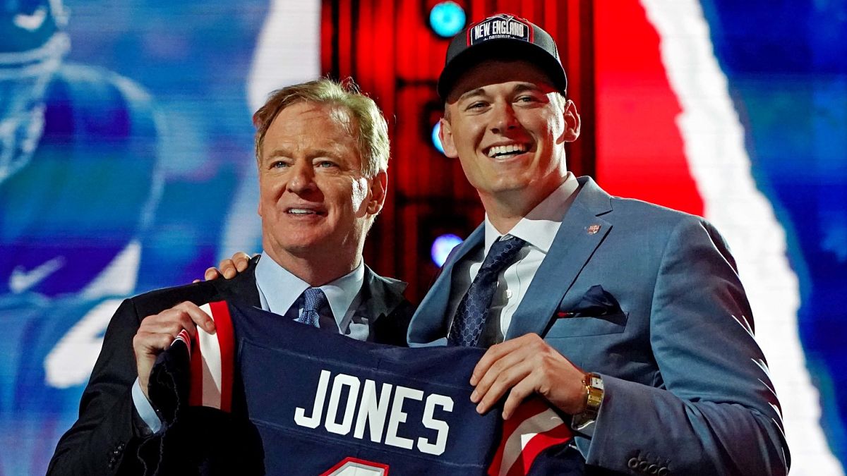 New England Patriots quarterback Mac Jones