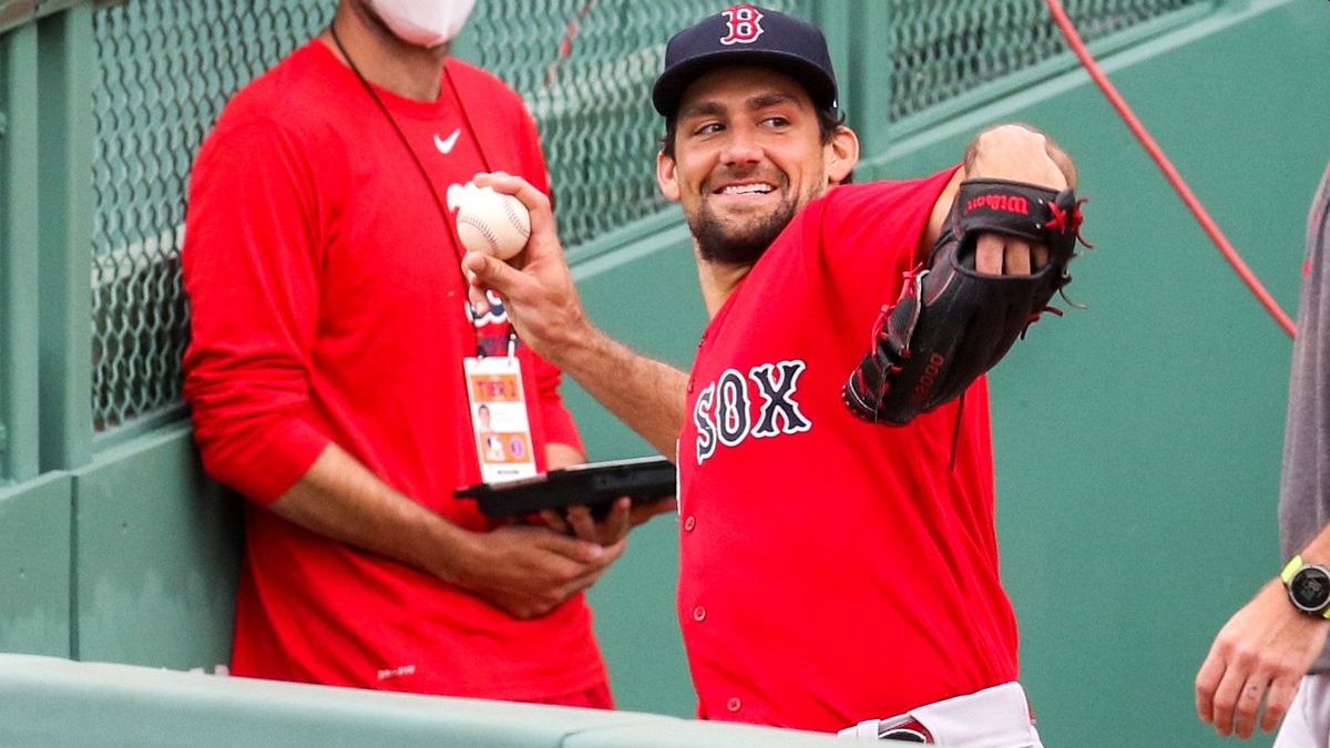 Boston Red Sox pitcher Nathan Eovaldi