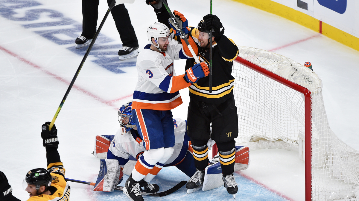 Boston Bruins defenseman Charlie McAvoy, winger Nick Ritchie