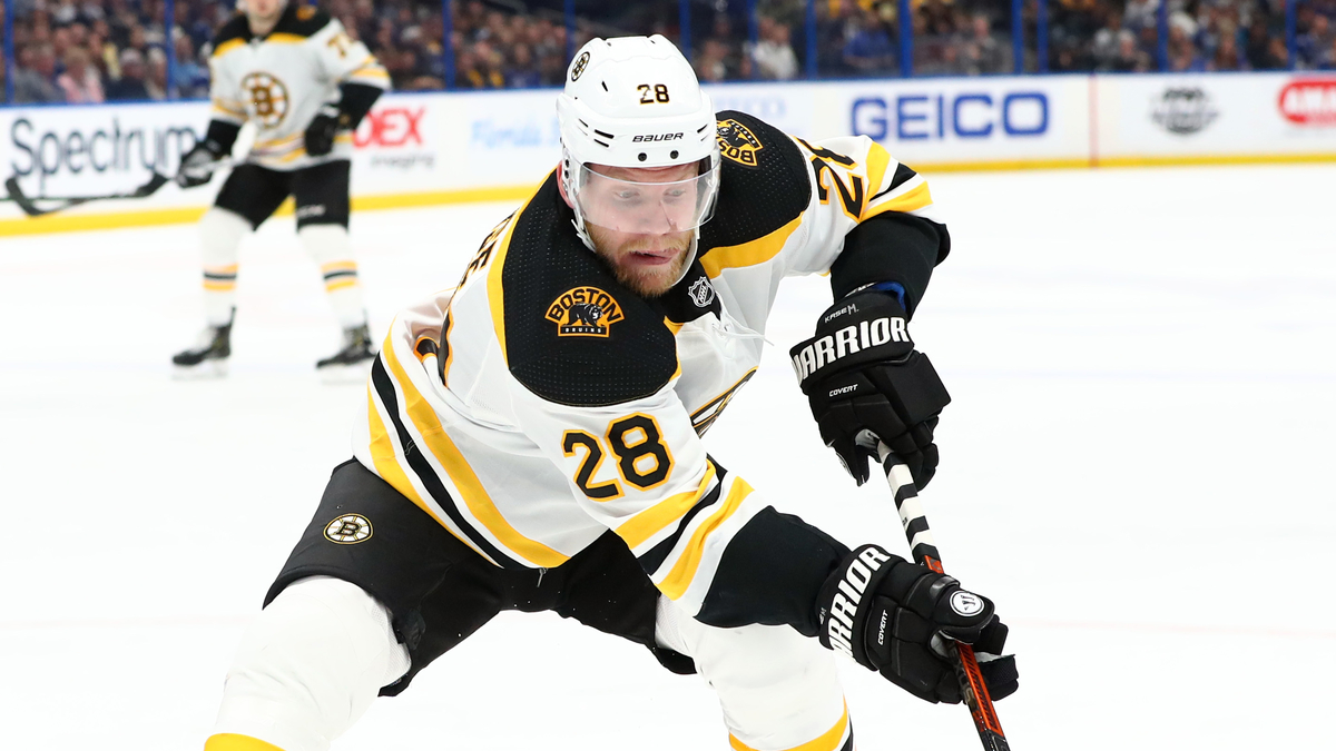 Boston Bruins winger Ondrej Kase