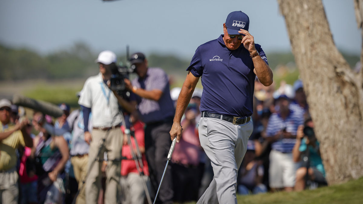 PGA golfer Phil Mickelson