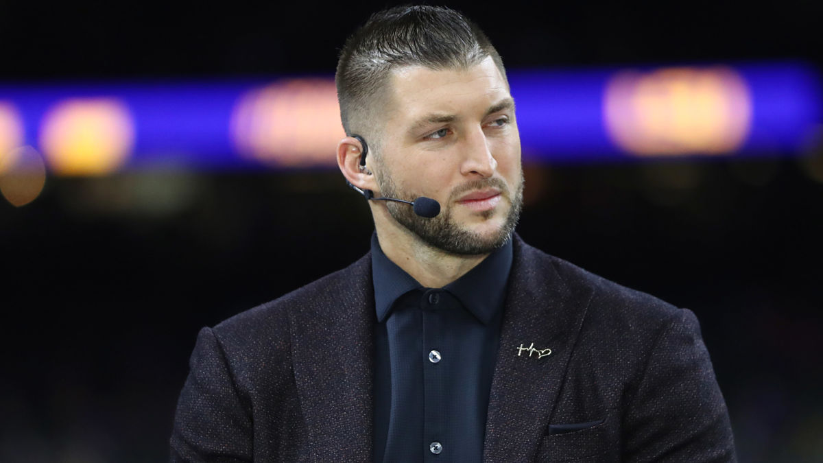 Former NFL quarterback Tim Tebow