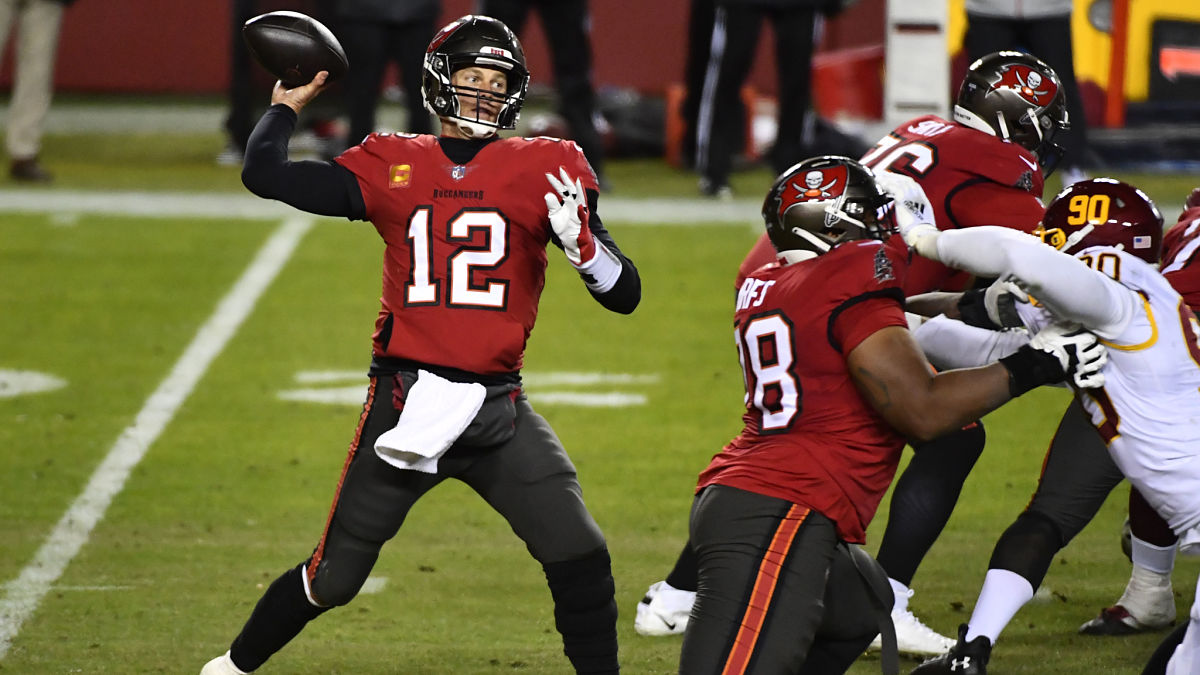 Tampa Bay Buccaneers quarterback Tom Brady