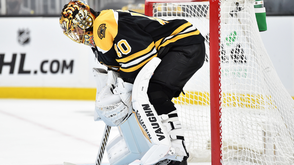 Boston Bruins goalie Tuukka Rask