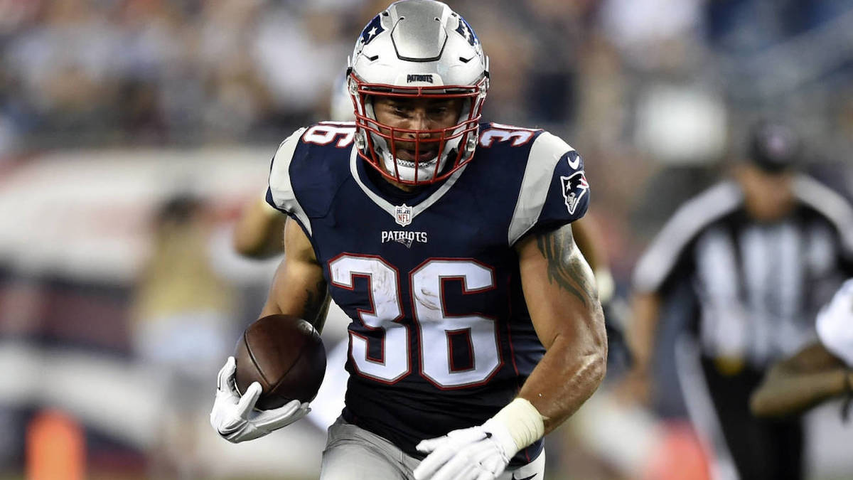 Patriots running back Tyler Gaffney