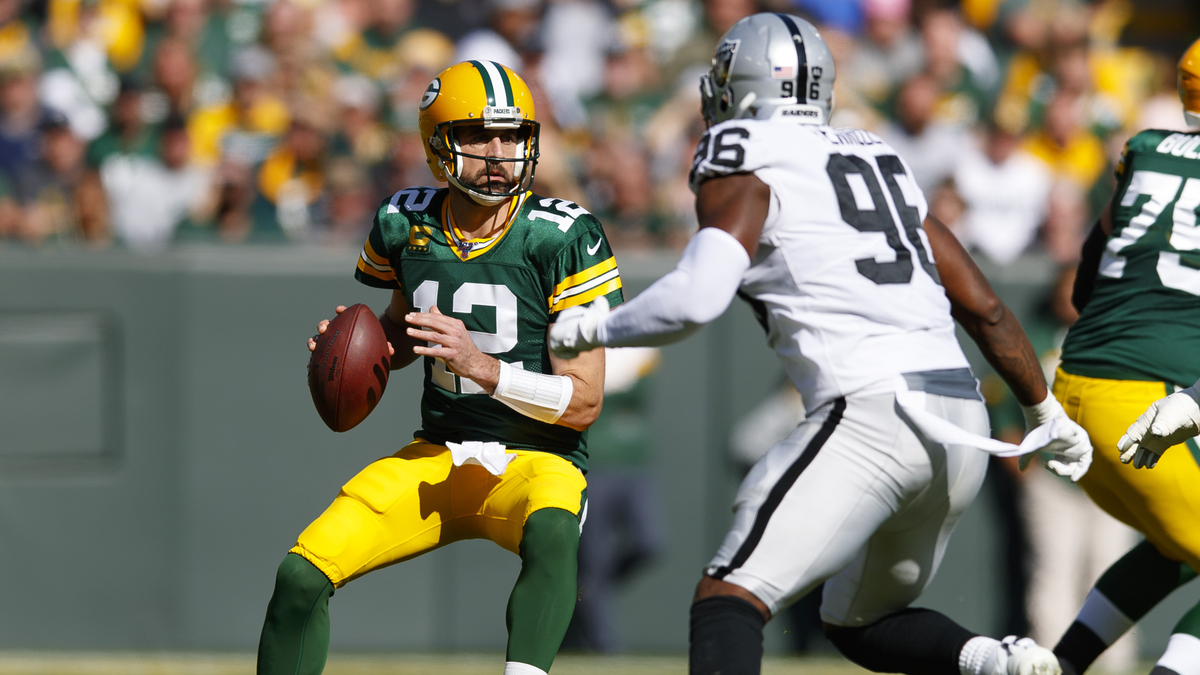 Green Bay Packers quarterback Aaron Rodgers