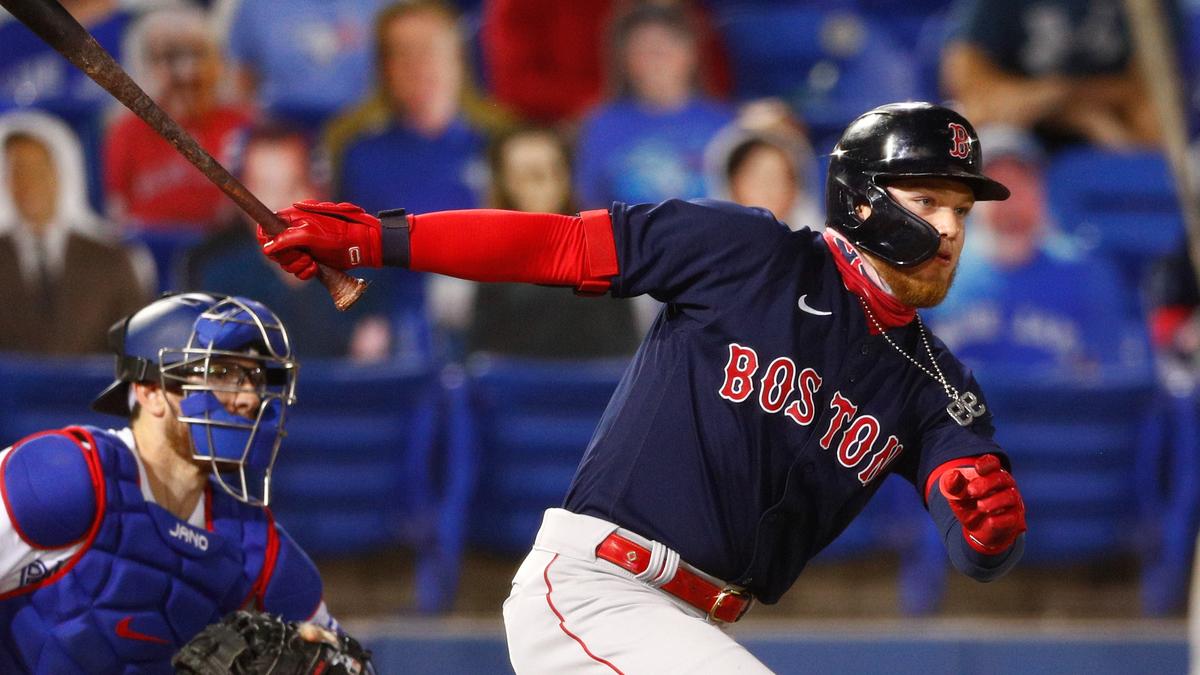 Boston Red Sox left fielder Alex Verdugo