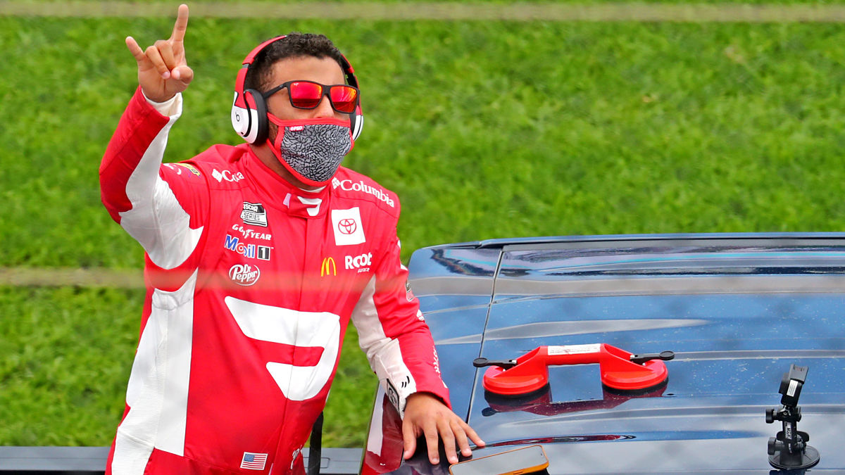 NASCAR driver Bubba Wallace