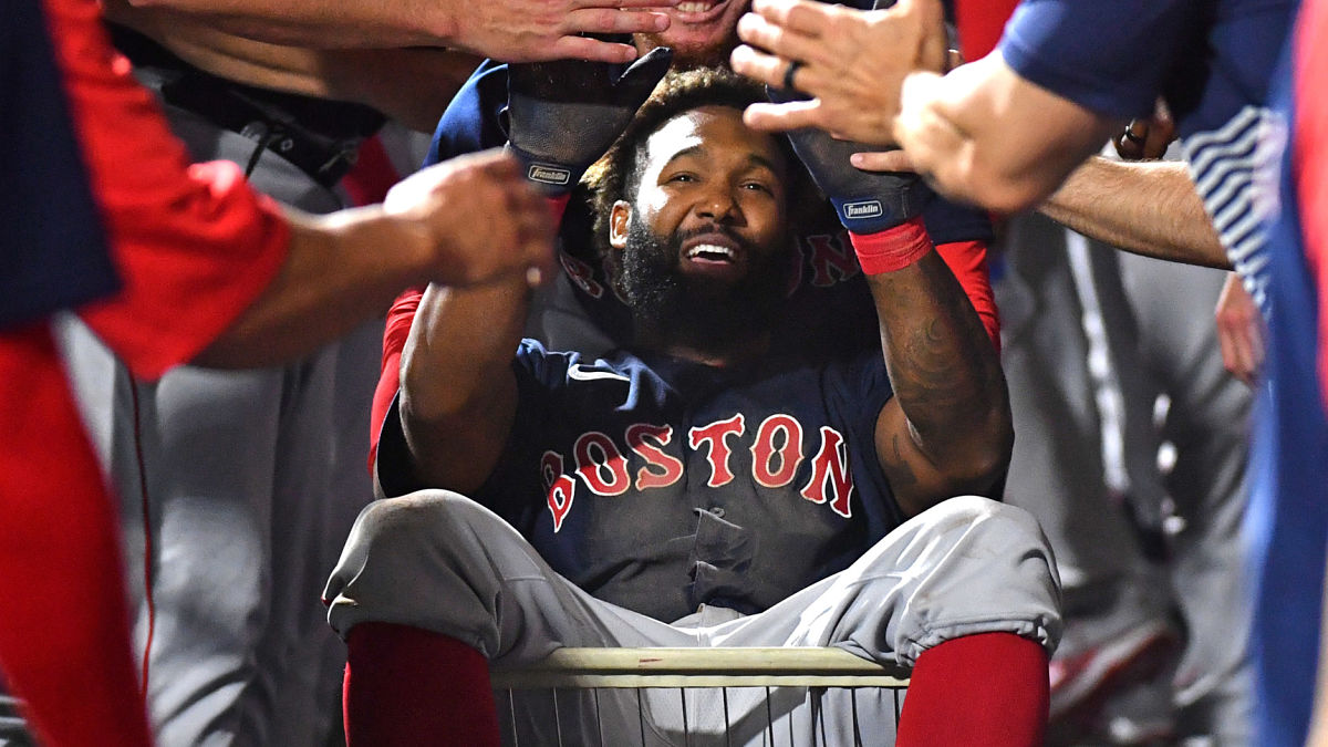 Boston Red Sox player Danny Santana