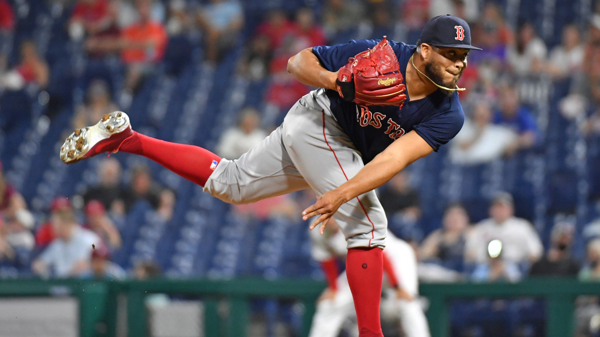Boston Red Sox relief pitcher Darwinzon Hernandez