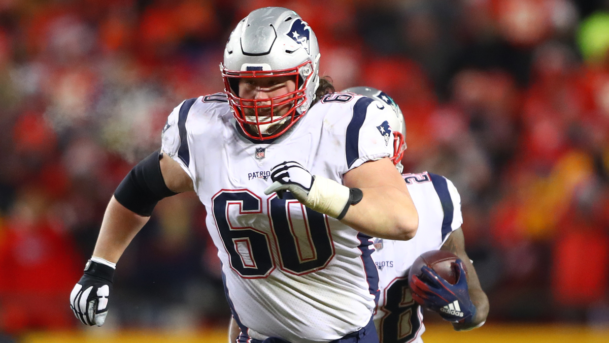 New England Patriots center David Andrews