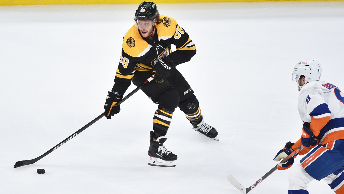 Boston Bruins right wing David Pastrnak