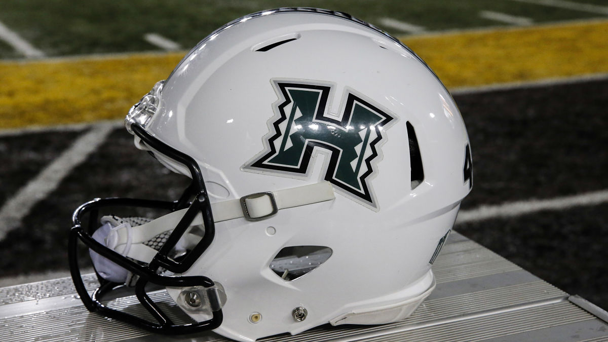 Hawaii football helmet