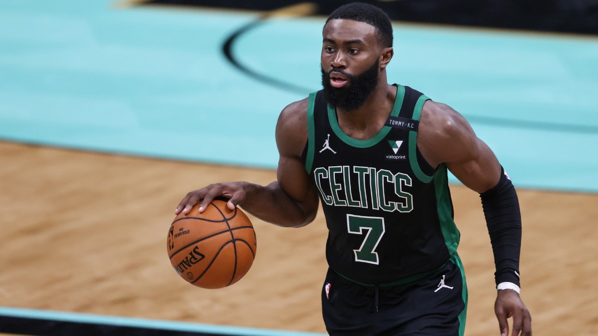 Boston Celtics guard Jaylen Brown