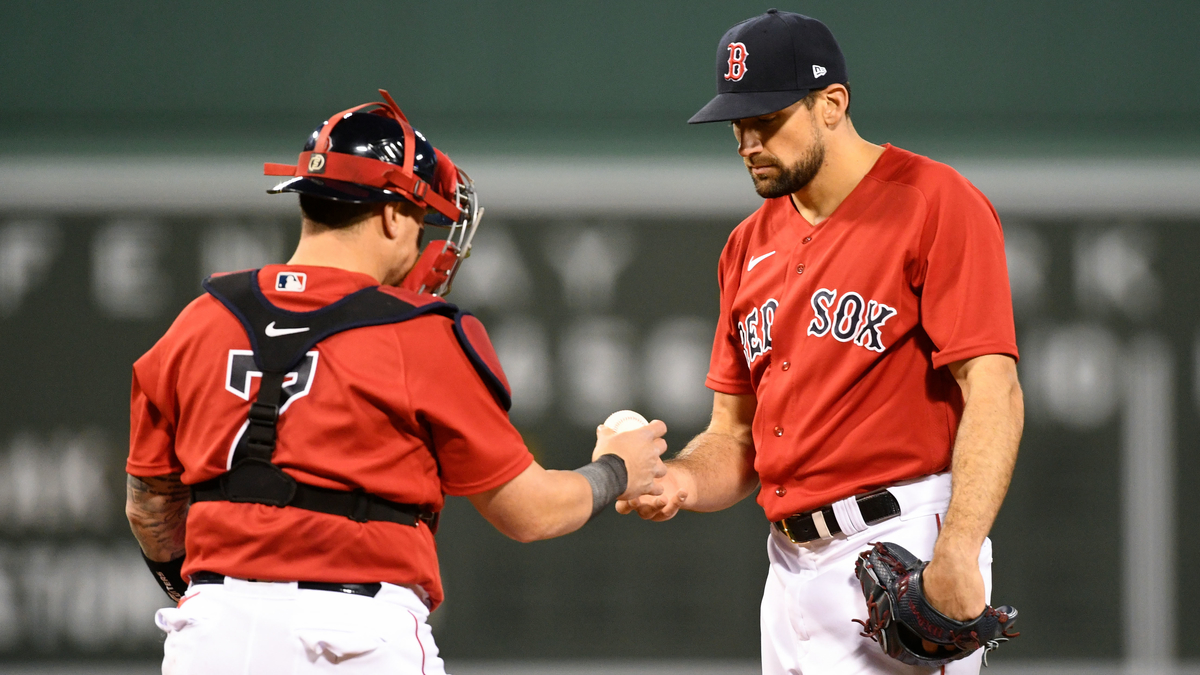Boston Red Sox pitcher pitcher Nathan Eovaldi