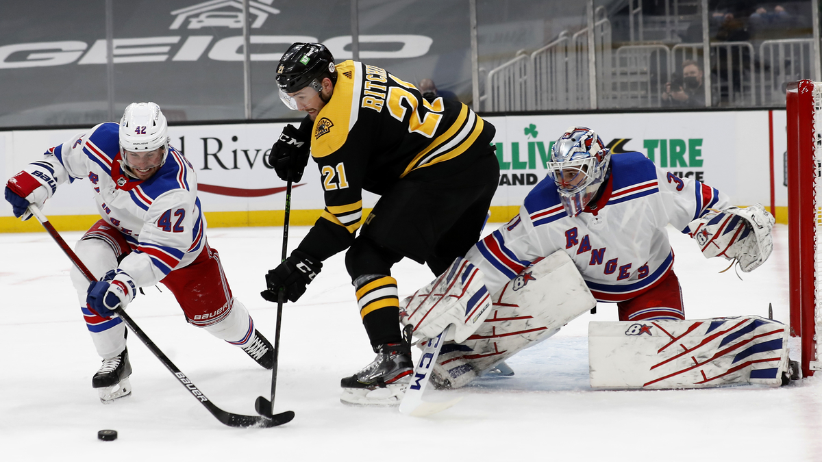 Boston Bruins left wing Nick Ritchie