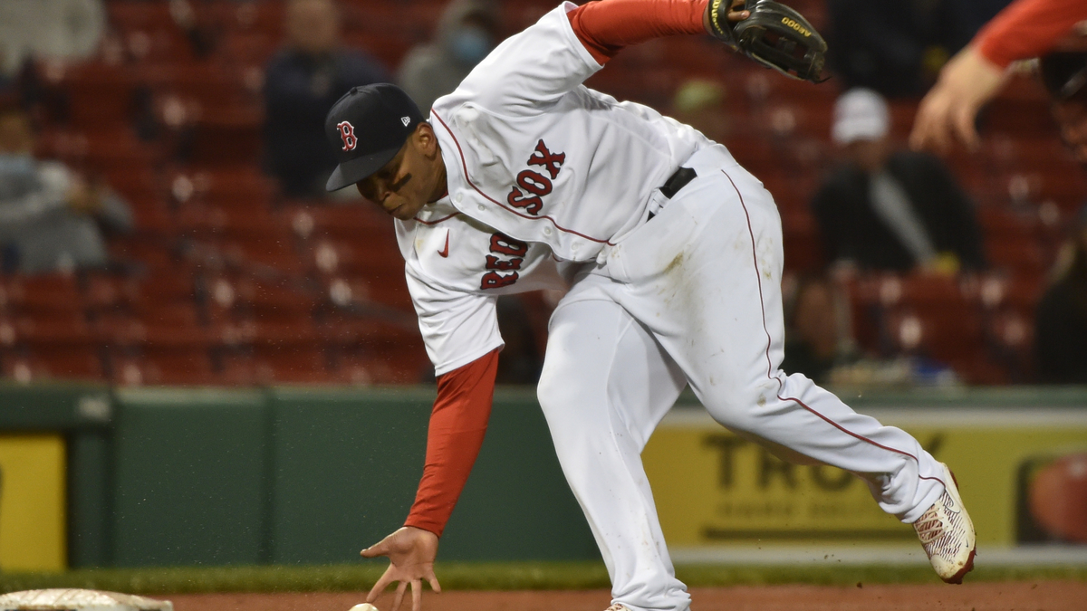 Boston Red Sox third baseman Rafael Devers