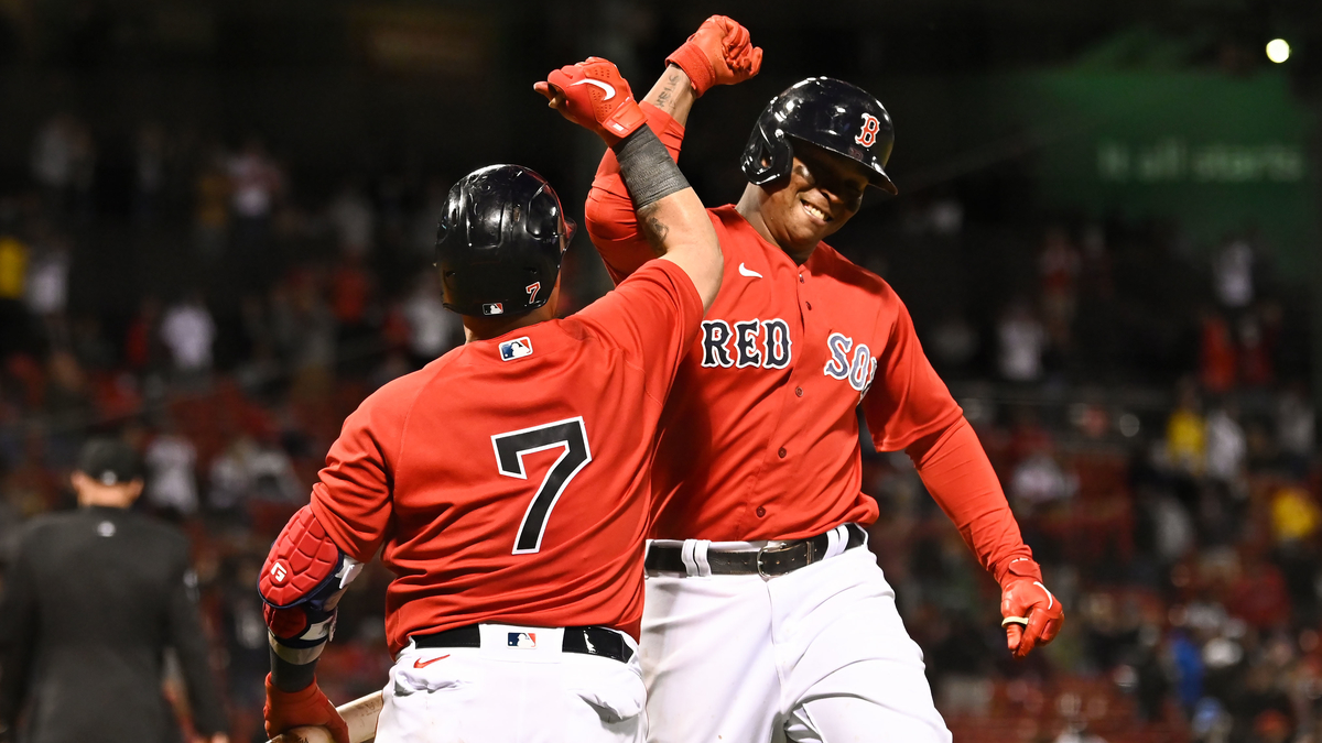 Boston Red Sox third baseman Rafael Devers