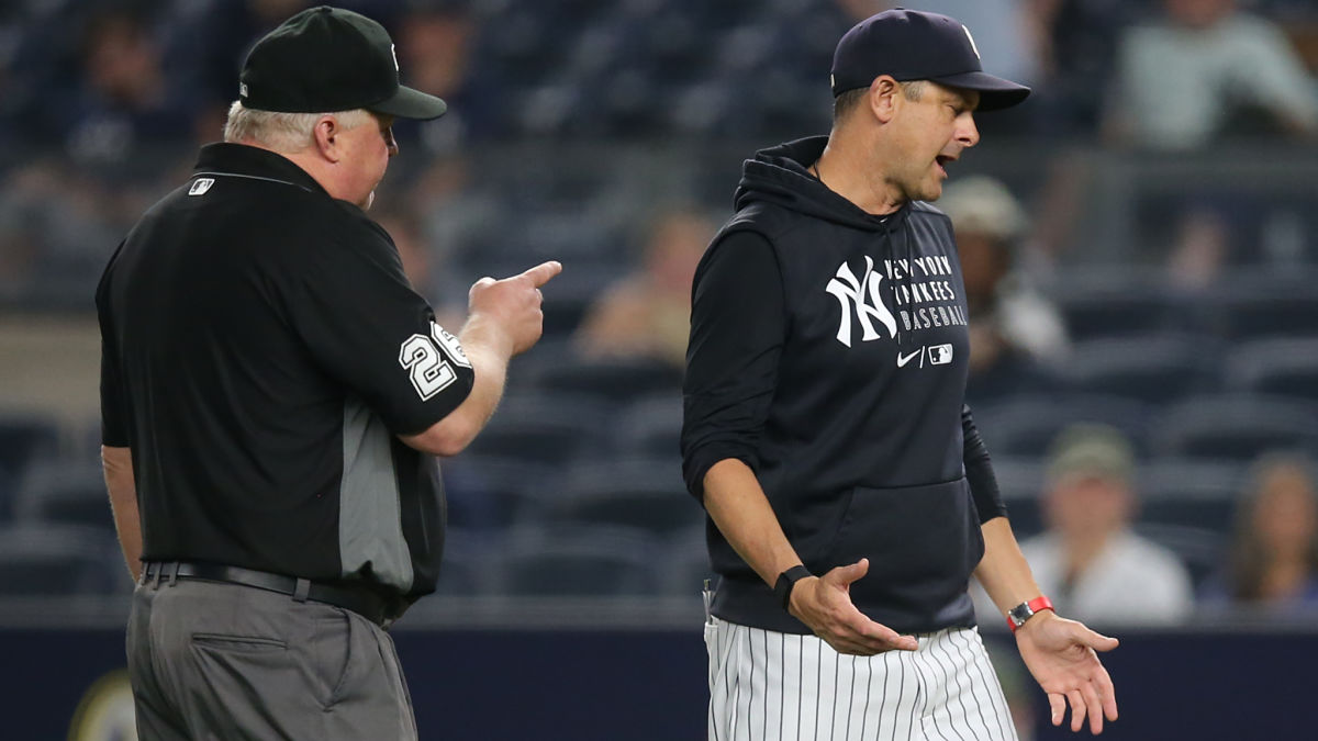 New York Yankees manager Aaron Boone