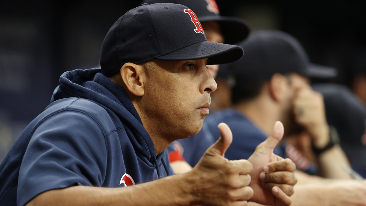 Boston Red Sox manager Alex Cora