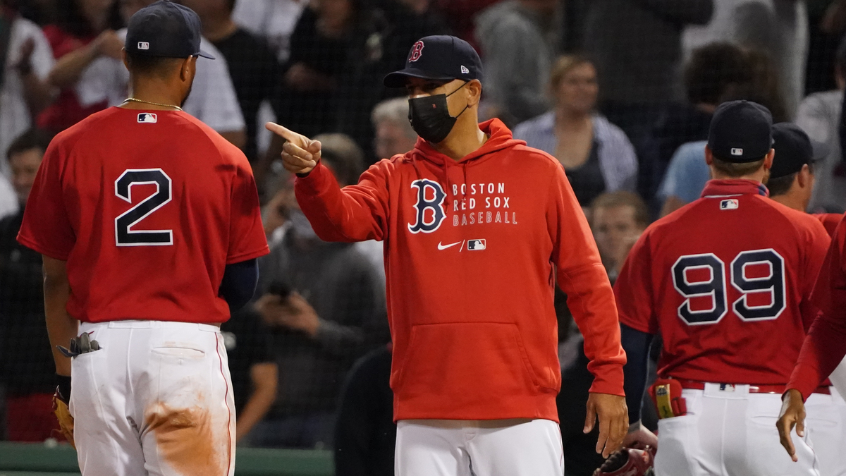 Boston Red Sox Manager Alex Cora And Shortstop Xander Bogaerts