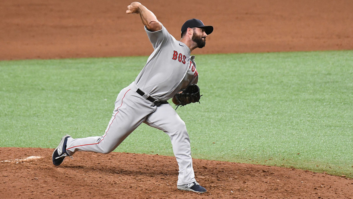 Boston Red Sox pitcher Brandon Workman