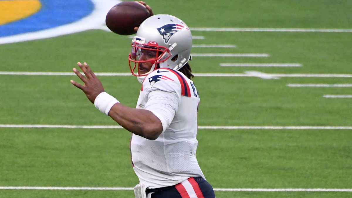 New England Patriots quarterback Cam Newton