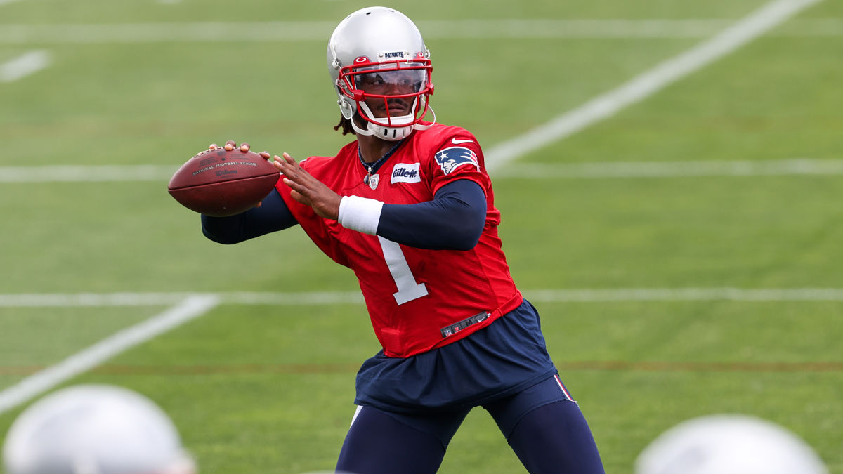New England Patriots quarterback Cam Newton