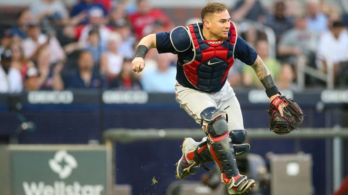 Boston Red Sox catcher Christian Vázquez