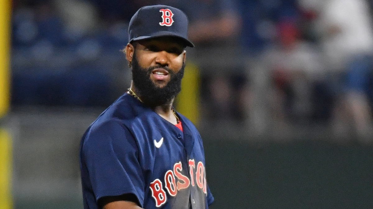 Boston Red Sox outfielder Danny Santana