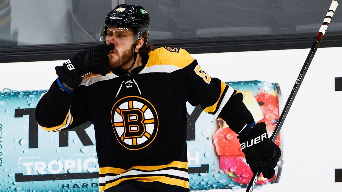 Boston Bruins right wing David Pastrnak