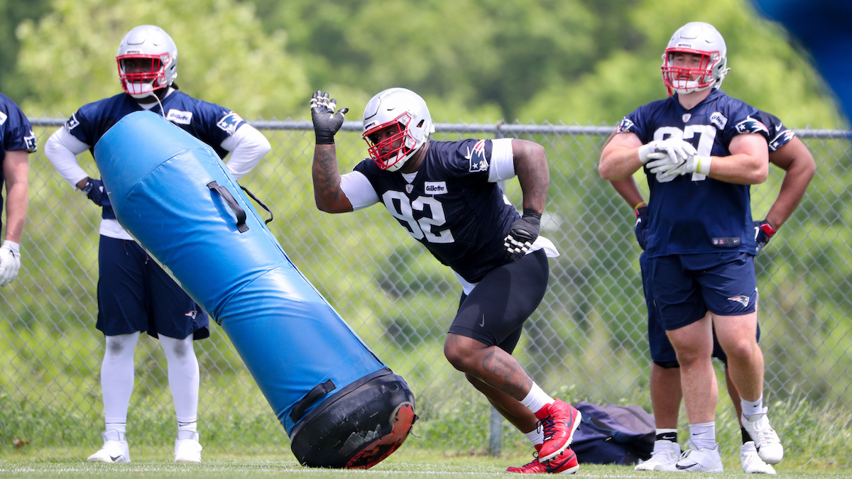 Patriots defensive tackle Davon Godchaux